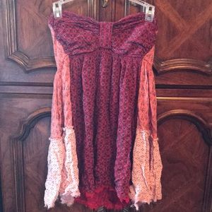 Strapless Free People Top